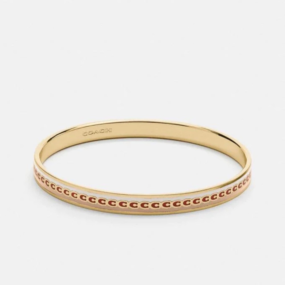 COACH SIGNATURE BANGLE BRACELET